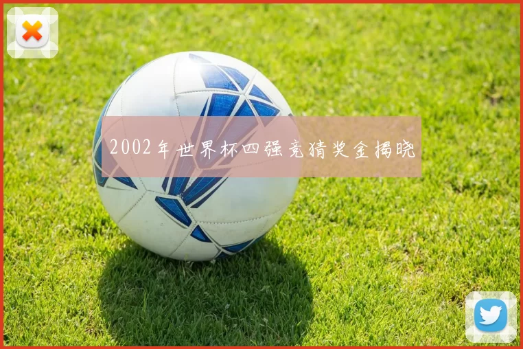 2002年世界杯四强竞猜奖金揭晓