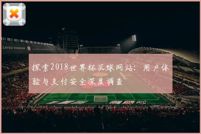 探索2018世界杯买球网站：用户体验与支付安全深度调查