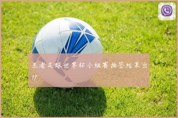 王者足球世界杯小组赛抽签结果出炉