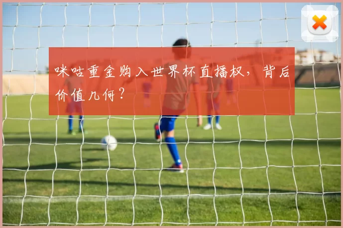 咪咕重金购入世界杯直播权,背后价值几何?